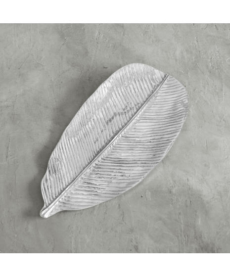 Beatrice Ball GARDEN Zebra Leaf Large Platter | Marco Island Gifts